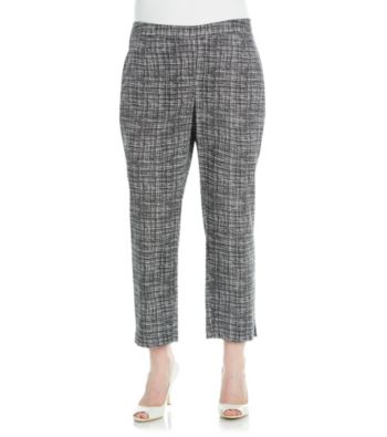 Rafaella® Plus Size Curvy Fit Comfort Waist Slim Capri