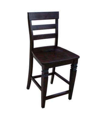 International Concepts Java Ladderback CounterheightStool