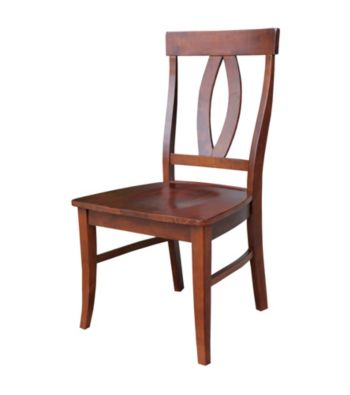 International Concepts Cosmo Set of 2 Verona Wood Dining Chairs