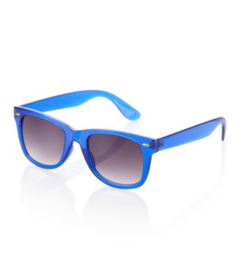 Icon Blue Crystal Retro Style Sunglasses
