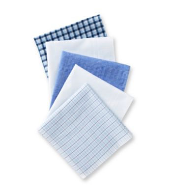 John Bartlett Statements Men's Blue 5-Pocket Boxed Handkerchiefs