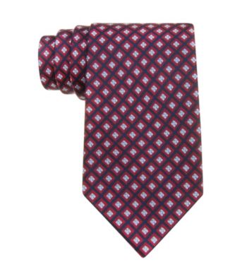 Izod® Men's Red Core Neat Silk Tie