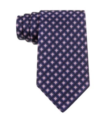Izod® Men's Pink Core Neat Silk Tie