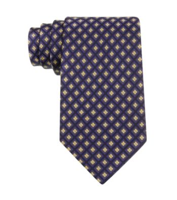Izod® Men's Yellow Core Neat Silk Tie