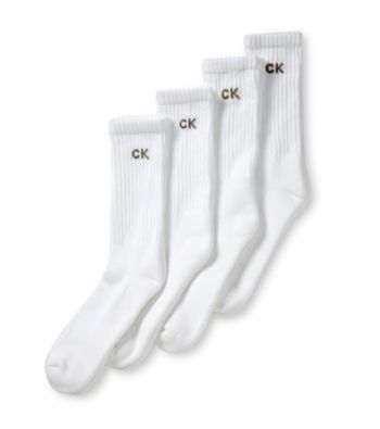 Calvin Klein Men's 4-Pack Athletic Sport Crew Socks
