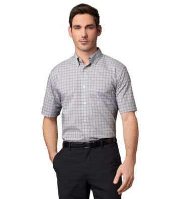 Van Heusen® Men's Short Sleeve Mini Check Woven