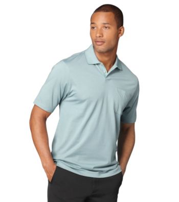 Van Heusen® Men's Green Pond Fine Line Stripe Polo