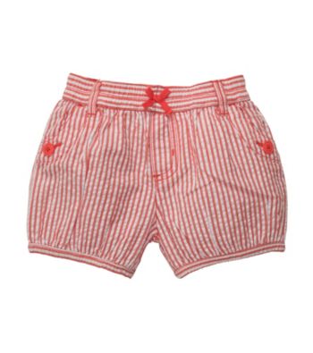 Carter's® Baby Girls' Orange Striped Woven Shorts