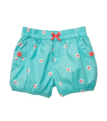 Carter's® Baby Girls' Blue Schiffli Woven Shorts