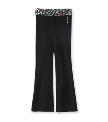 Mambo® Girls' 7-16 Shiny Hearts Yoga Pants