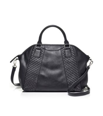 Kensie® Woven Blocked Satchel
