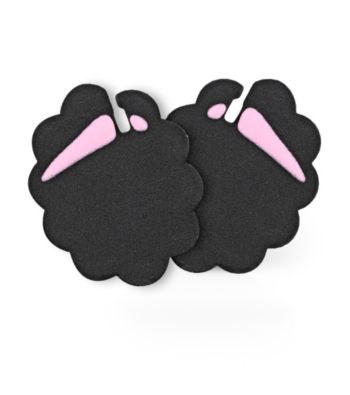 Foot Petals® Black Tip Toes for Flip Flops