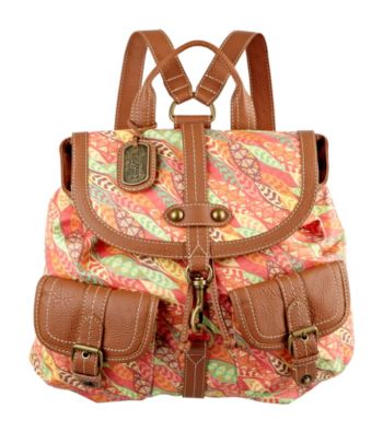 Nine West Vintage America Collection® Orange Multi Small Dog Clip Backpack