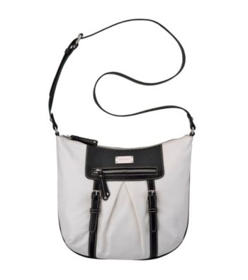 Nine West® White/Black Snake Charmer Medium Crossbody