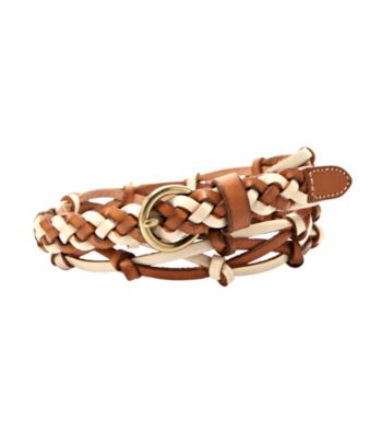 Fossil® Knotted Woven Jean Belt