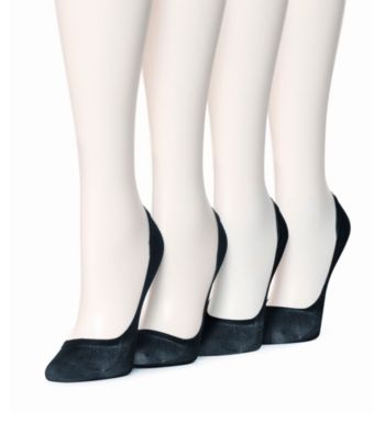 HUE® Black Sheer Liners 4-pk.