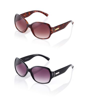 Nine West® Large Plastic Square Frame Sunglasses