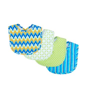 Trend Lab 4-pk. Levi Bib Set