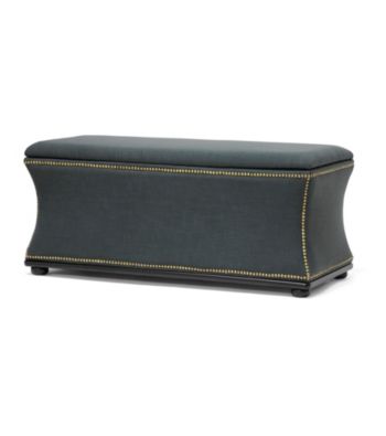 Baxton Studios Liverpool Linen Modern Storage Ottoman and Bench