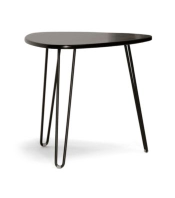 Baxton Studios Leto Dark Brown Modern Accent Table