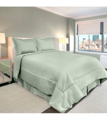 Veratex® Supreme Sateen 300-Thread Count Solid Comforter Set