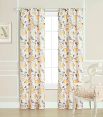 Laura Ashley® Hydrangea Gold Window Panel