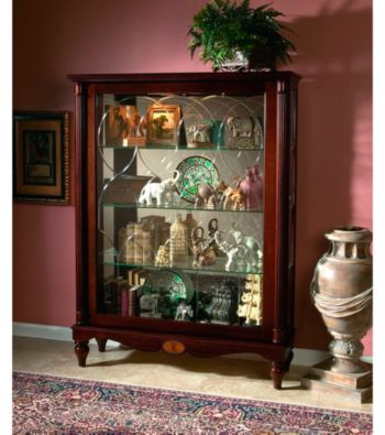 Pulaski Furniture Corporation® Cardigan Two-Way Sliding Door Mantel Curio Cabinet