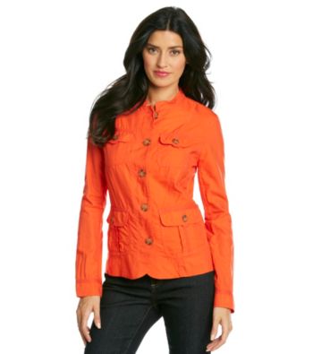 Jones New York Sport® Papaya Twill Utility Jacket