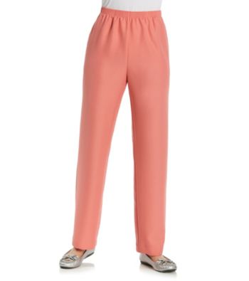 Alfred Dunner® Stretch Waistband Solid Pant