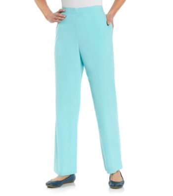 Alfred Dunner® Stretch Waistband Solid Pant