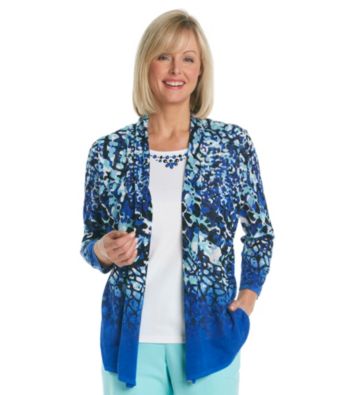 Alfred Dunner® Scoopneck Embellished Layered Look Top