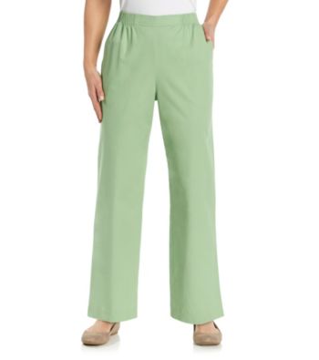 Alfred Dunner® Stretch Waistband Solid Pants
