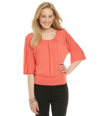 Notations® Dolman Sleeve Scoopneck Blouse