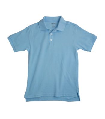 French Toast® Boys' 2T-20 Blue Short Sleeve Pique Polo