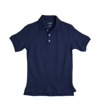 French Toast® Boys' 2T-20 Navy Short Sleeve Pique Polo