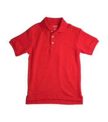 French Toast® Boys' 2T-20 Red Short Sleeve Pique Polo