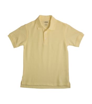 French Toast® Boys' 2T-20 Yellow Short Sleeve Pique Polo