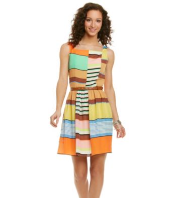 Jessica Simpson Multi Stripe Dress