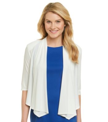 R&M Richards® Drape Front Shrug