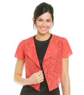 Lennie Flutter Lace Bolero