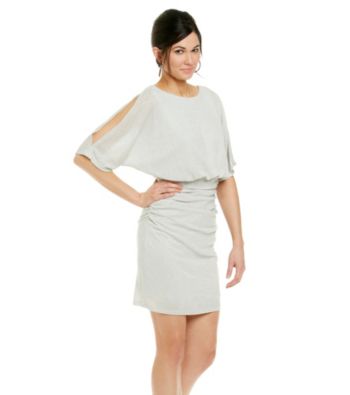 Sangria™ Shimmer Knit Blouson Dress
