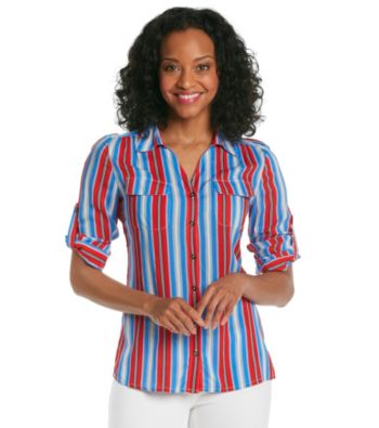 Jones New York Signature® Petites' Shirt With Patch Pockets