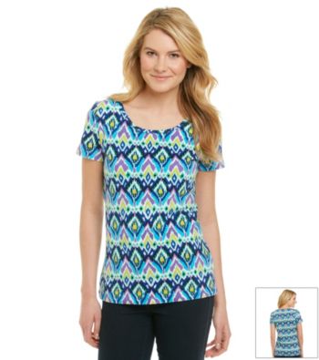 Jones New York Sport® Petites' Scoopneck Tee
