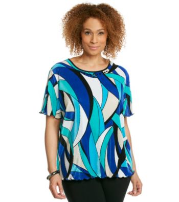 Alfred Dunner® Plus Size Embellished Top