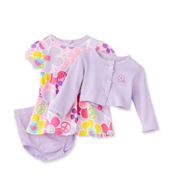 Vitamins Baby® Baby Girls' Lilac Floral Dress Set