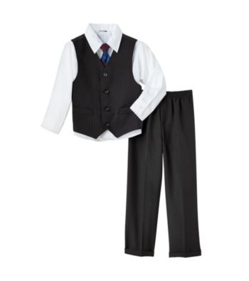 Nautica® Boys' 2T-7 Black 3-pc. Vest Set