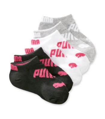 PUMA® Girls' Assorted 6-pk. Low Cut Socks