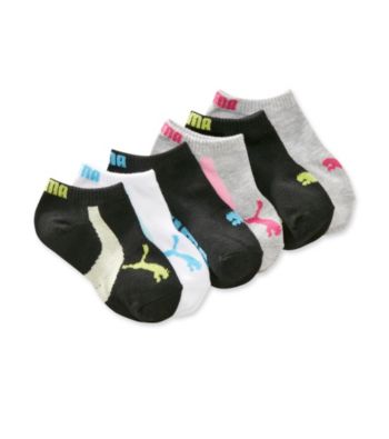 PUMA® Girls' Assorted 6-pk. Runner Socks