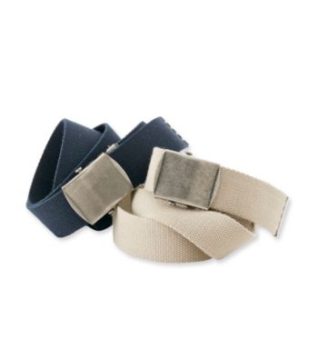 Statements Boys' Navy 2-pk. Canvas Webbed Belts