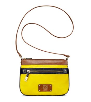 AK Anne Klein® Navy/Saddle Petal Pusher Crossbody